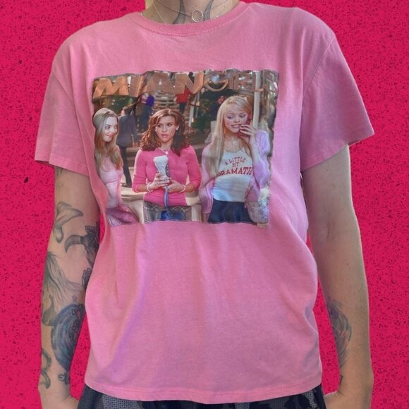 Reclaimed Vintage Tops - Custom Mean girls Movie shirt